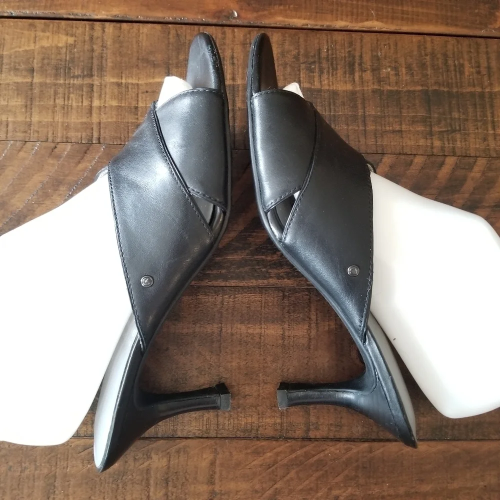 Rockport Adiprene by Adidas Black Heels‎ 8 Leather